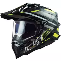 Ls2 Mx701 Explorer Carbon Edge Мотошлем Yellow Желтый (размер: xs)