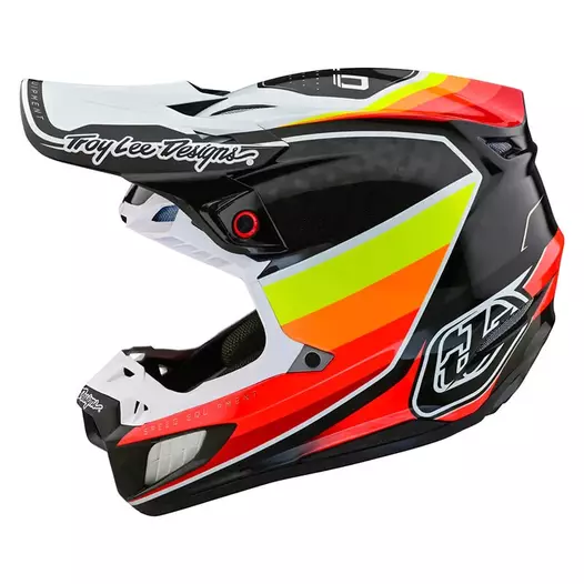 Troy Lee Designs Se5 Carbon Reverb Мотошлем Red Красный