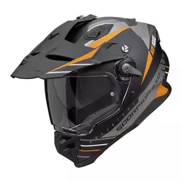 Scorpion Adf-9000 Air Feat Мотошлем Silver Orange Оранжевый (размер: xs)