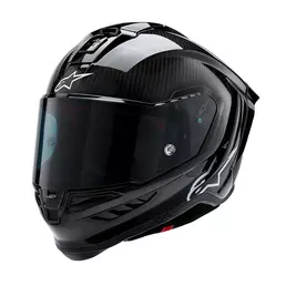 Alpinestars Supertech R10 Solid Мотошлем Black Gloss Черный