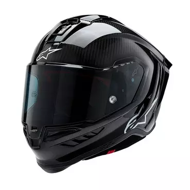 Alpinestars Supertech R10 Solid Мотошлем Black Gloss Черный