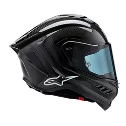 Alpinestars Supertech R10 Solid Мотошлем Black Gloss Черный