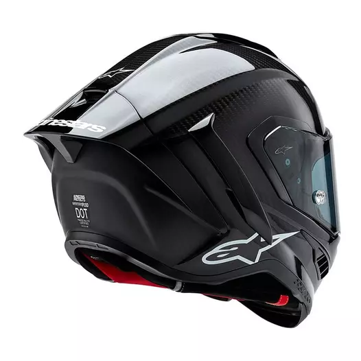Alpinestars Supertech R10 Solid Мотошлем Black Gloss Черный
