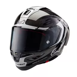 Alpinestars Supertech R10 Element Мотошлем Silver Gloss Серый