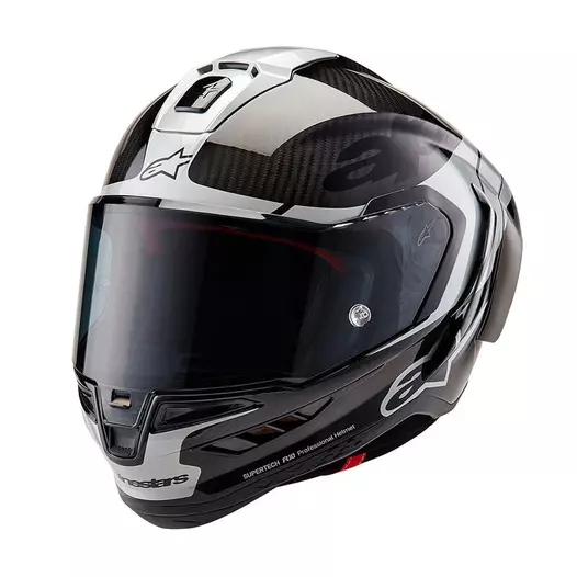 Alpinestars Supertech R10 Element Мотошлем Silver Gloss Серый (размер: xs)