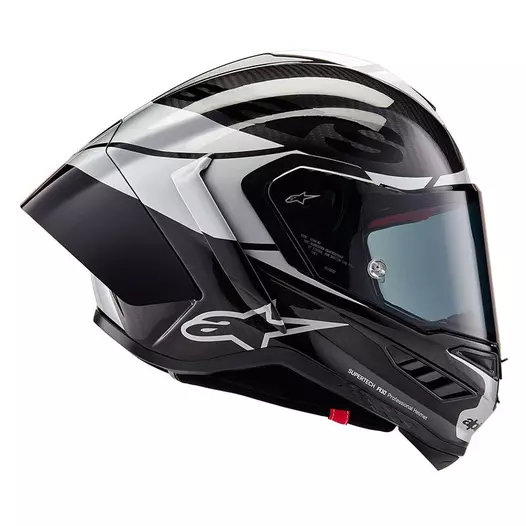 Alpinestars Supertech R10 Element Мотошлем Silver Gloss Серый