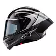 Alpinestars Supertech R10 Element Мотошлем Silver Gloss Серый