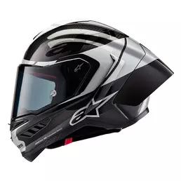 Alpinestars Supertech R10 Element Мотошлем Silver Gloss Серый