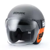 Blauer Pod 06 Мотошлем Titanium Matt Orange Оранжевый