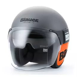 Blauer Pod 06 Мотошлем Titanium Matt Orange Оранжевый