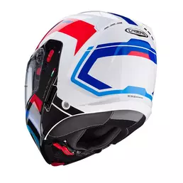 Caberg Horus X Road Мотошлем White Black Red Blue Синий