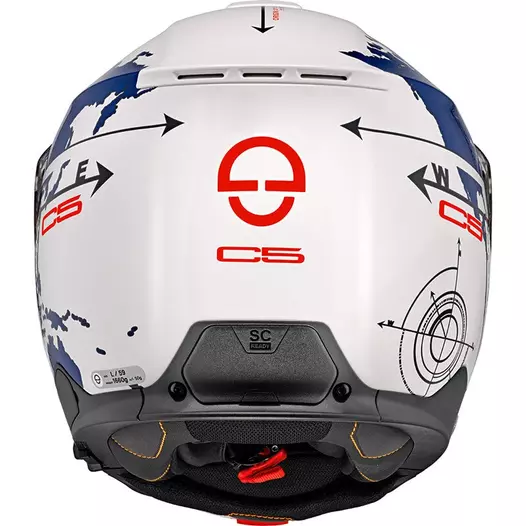 Schuberth C5 Globe Modular Мотошлем Blue Синий