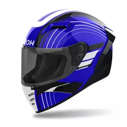 Airoh Connor Achieve Мотошлем Blue Gloss Синий