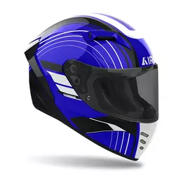 Airoh Connor Achieve Мотошлем Blue Gloss Синий