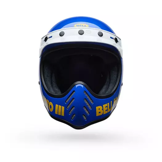 Bell Moto-3 Ece6 Classic Мотошлем Blue Синий