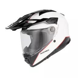 Acerbis Attack Мотошлем White Black Белый
