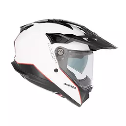 Acerbis Attack Мотошлем White Black Белый