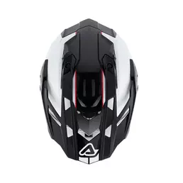 Acerbis Attack Мотошлем White Black Белый