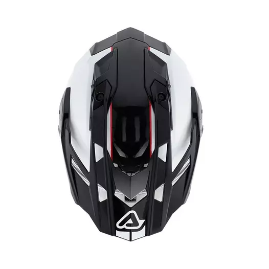 Acerbis Attack Мотошлем White Black Белый