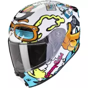 Scorpion EXO-JNR FUN Full Face Child Motorcycle Мотошлем White Blue