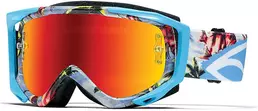 Moto Cross Enduro маска Smith Fuel V2 Sweat-X M Blue Burnout