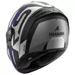 SHARK Spartan RS Carbon Shawn integralhelm Matt Carbon / Blue / Silver