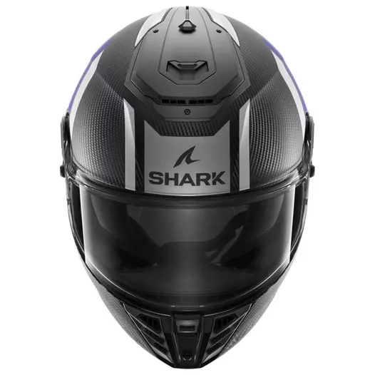 SHARK Spartan RS Carbon Shawn integralhelm Matt Carbon / Blue / Silver
