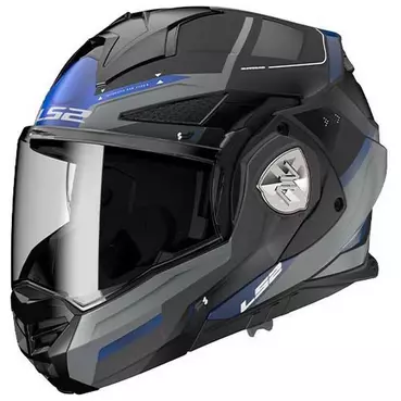 LS2 FF901 Advant X Spectrum Modularhelm Black / Blue / Titanium