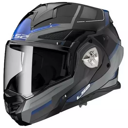LS2 FF901 Advant X Spectrum Modularhelm Black / Blue / Titanium