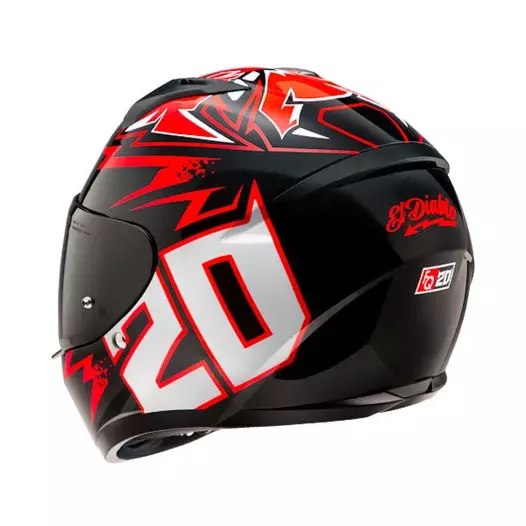 Hjc C10 Diablo Mask Мотошлем Красный