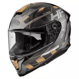 Premier Hyper 22.06 Мотошлем Hp 19 Gold Золотистый