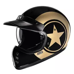 Hjc V60 Nyx Мотошлем Black Gold Черный