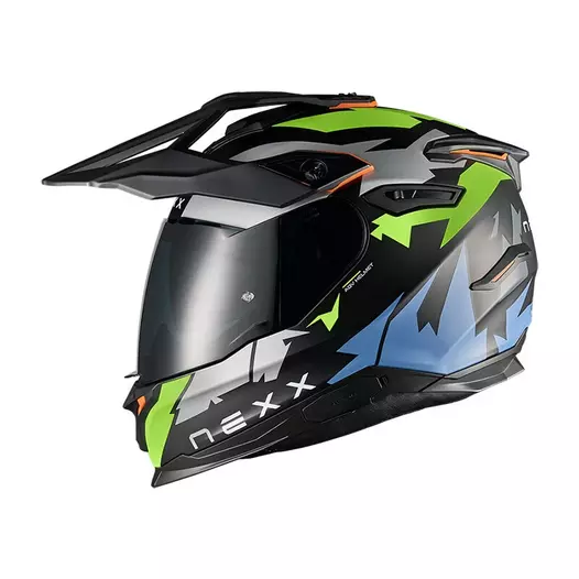 Nexx Y.travl Primal Мотошлем Neon Black Matt Желтый (размер: xs)