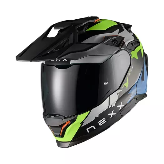 Nexx Y.travl Primal Мотошлем Neon Black Matt Желтый