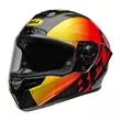 Bell Race Star Flex Dlx Offset Black Red Gloss Красный