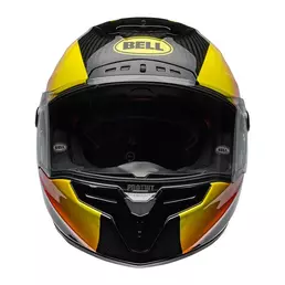 Bell Race Star Flex Dlx Offset Black Red Gloss Красный