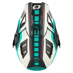 O Neal Ex-srs Quin Мотошлем Grey Teal Коричневый