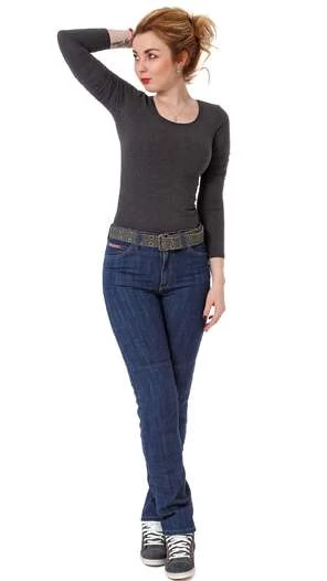 Starks Lady Lizard stretch мотоджинсы женские синие