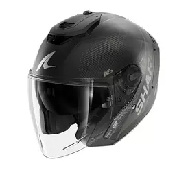 Shark Rs Jet Carbon Speed-tech Мотошлем Anthracite Черный