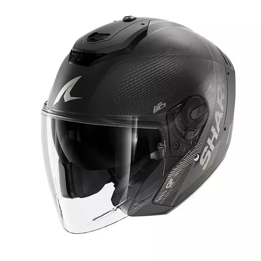 Shark Rs Jet Carbon Speed-tech Мотошлем Anthracite Черный (размер: xs)