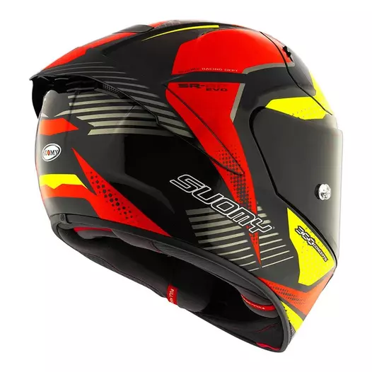 Suomy Sr-gp Evo Airspeed Мотошлем Red Yellow Красный
