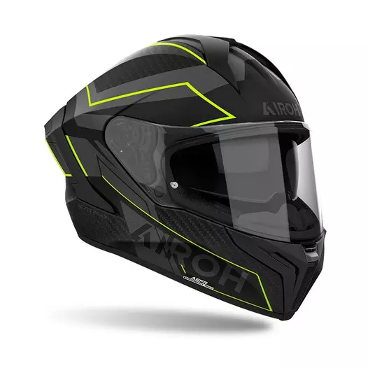 Airoh Matryx Sentinel Мотошлем Yellow Matt Желтый