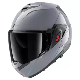 SHARK Oxo Dark Shadow Modularhelm Gun Silver