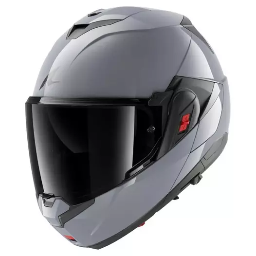 SHARK Oxo Dark Shadow Modularhelm Gun Silver (размер: s)