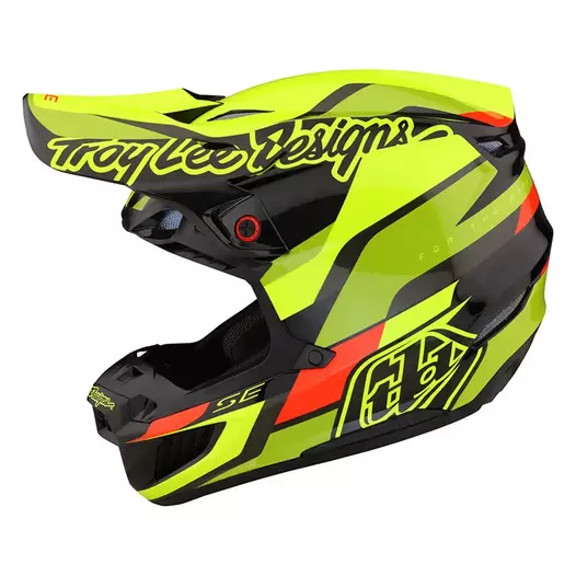 Troy Lee Designs Se5 Carbon Omega Мотошлем Yellow Желтый (размер: s)