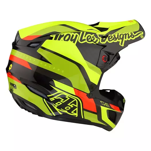 Troy Lee Designs Se5 Carbon Omega Мотошлем Yellow Желтый