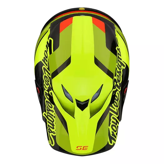 Troy Lee Designs Se5 Carbon Omega Мотошлем Yellow Желтый
