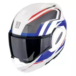 SCORPION EXO-Tech EVO Furio Modularhelm white / red / blue