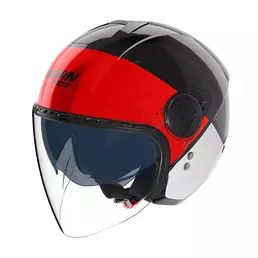 Nolan N20.2 визор Blocco Мотошлем Black Red Красный