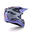 Alpinestars Sm3 Jettson Мотошлем Grey Purple Фиолетовый